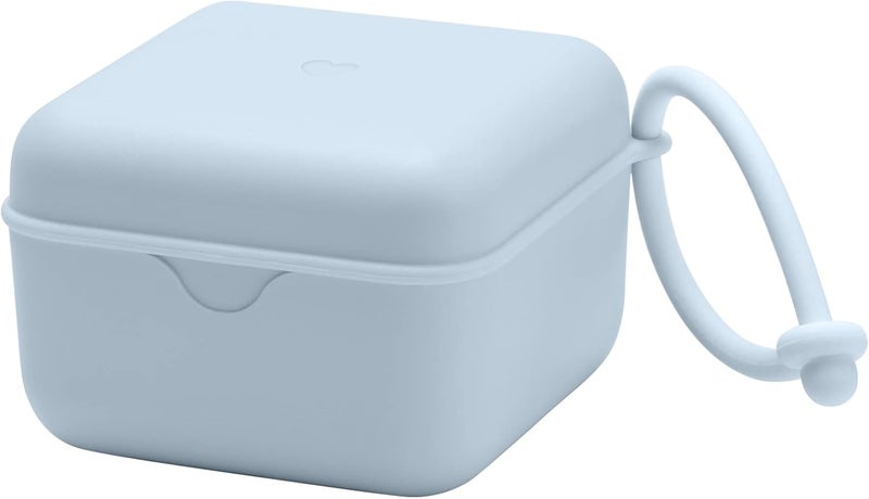 BIBS Baby Blue Pacifier Box and Sterilizer - Image 1