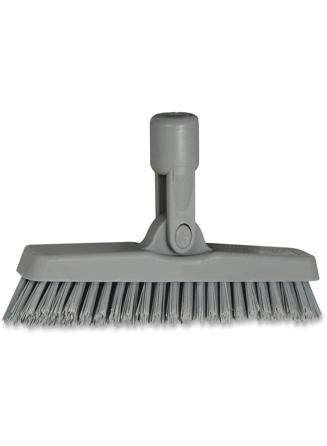 Unger CB20G SmartColor Swivel Corner Brush, 8 2/3-Inch, Gray Handle - Image 1