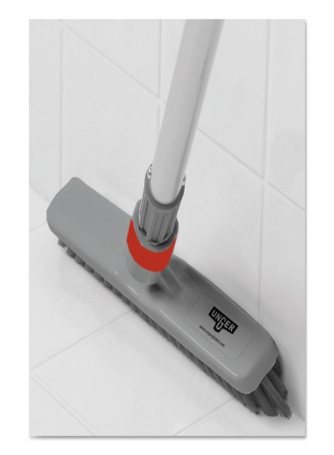 Unger CB20G SmartColor Swivel Corner Brush, 8 2/3-Inch, Gray Handle - Image 2
