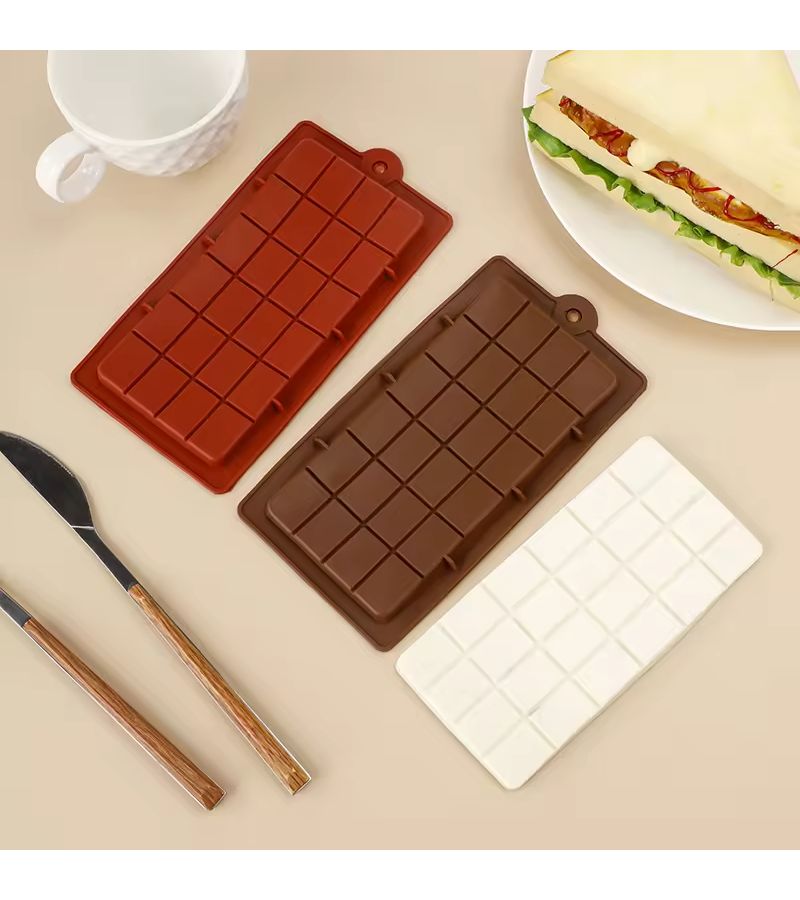 Coffee Brown Silicone Mold For Chocolate Making Sturdy Non Stick Easy Release - Image 5