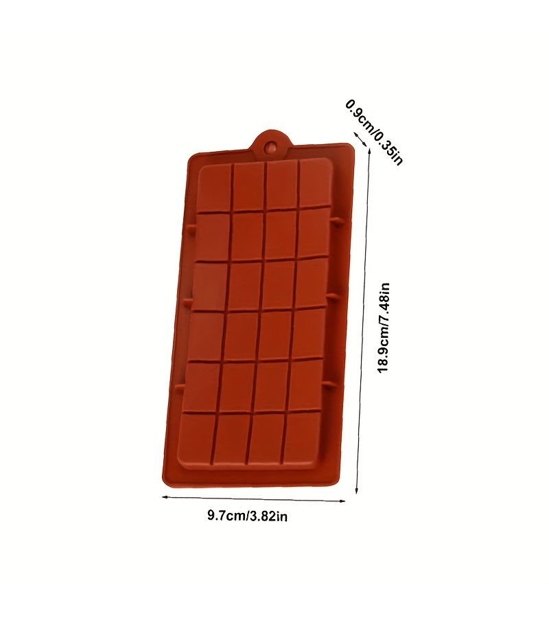 Coffee Brown Silicone Mold For Chocolate Making Sturdy Non Stick Easy Release - Image 3