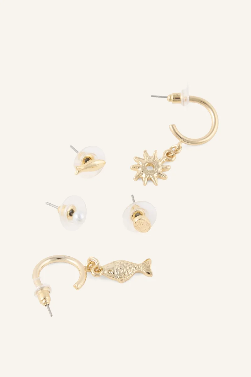 Defacto  Woman 12 Piece Earring Set for Women | Best Price UAE