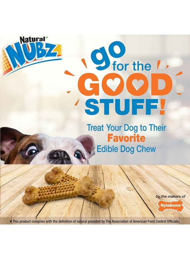 Nylabone Nubz Natural Edible Chew Treats For Dogs, Made In Usa, Chicken Flavor, Small  Up To 25 Lbs. (32 Count) - Image 3