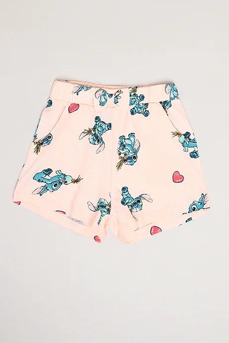 أر أند بي 2 Pack Stitch Print Shorts with Drawstring Waist