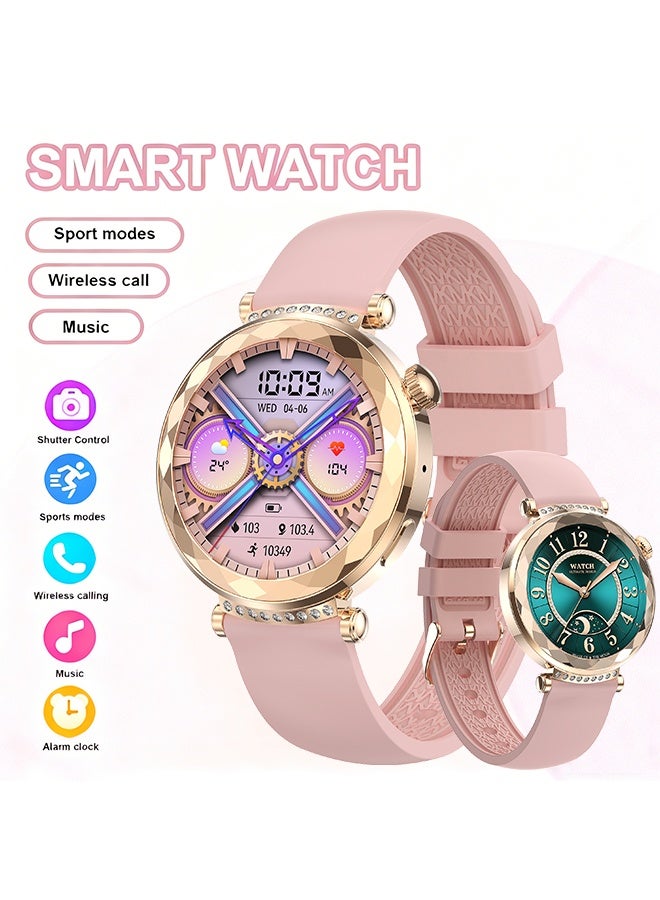 RollsTimi  New Ladies Smart Bluetooth AI Watch, Smart Bracelet, Multi-Function Sports Mode Setting, Equipped with Bluetooth 5.3, Answer/Make Calls, Multi-Language Selection RT-HK88 - Image 1