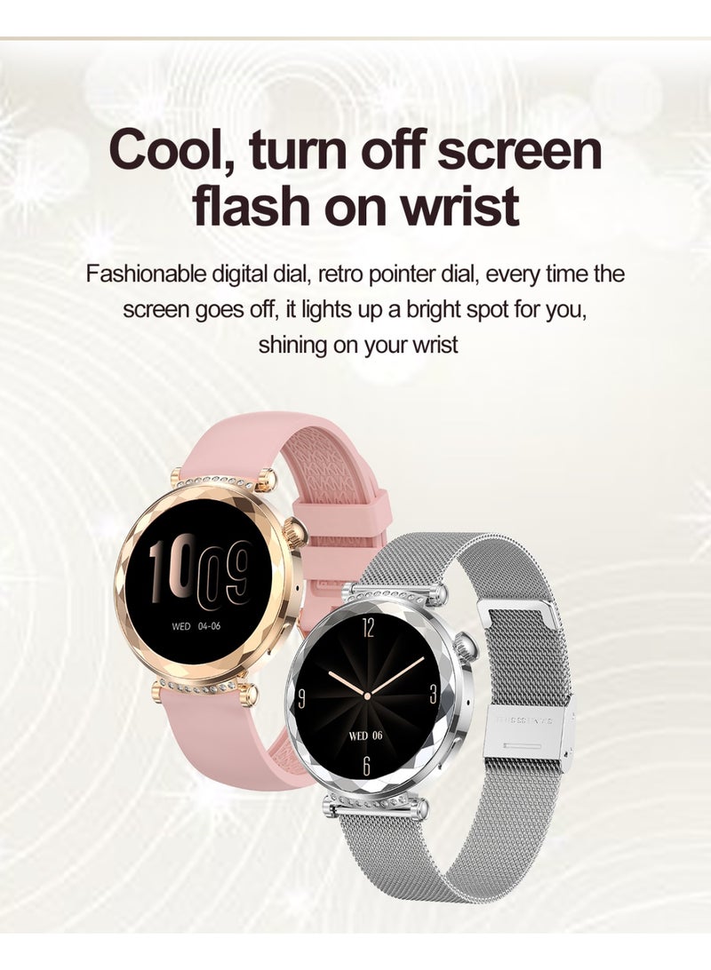 RollsTimi  New Ladies Smart Bluetooth AI Watch, Smart Bracelet, Multi-Function Sports Mode Setting, Equipped with Bluetooth 5.3, Answer/Make Calls, Multi-Language Selection RT-HK88 - Image 2