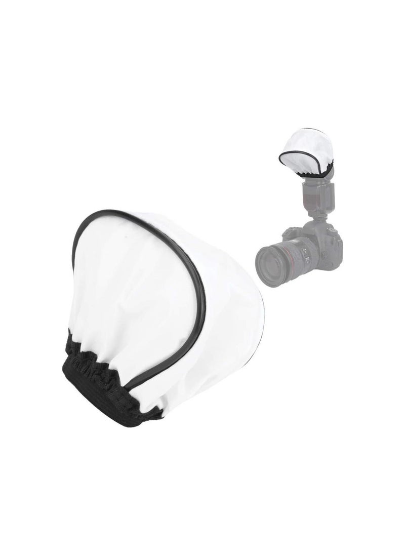 Generic - Camera Flash Diffuser Useful Durable Reflective Material Camera Softbox Diffuser Universal Portable Lightweight Speedlite Softbox Diffuser for Camera Flash Light Speed Lights - Image 1