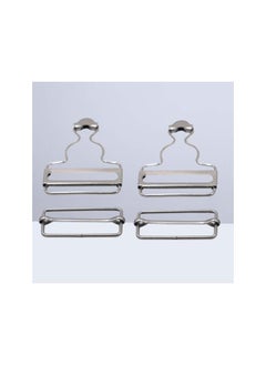4pcs Overall Buckles Metal Suspender Replacement Buckles with Buckle Slider for Overalls Bib Pants Trousers Jeans (Dark)
