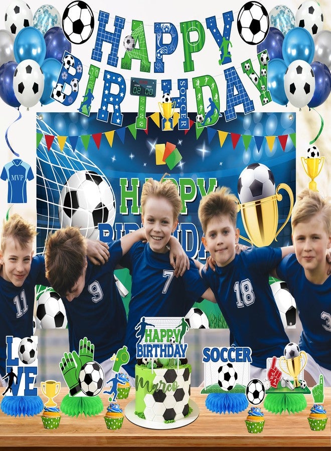 Roetyce Soccer Birthday Banner Decorations - Image 5