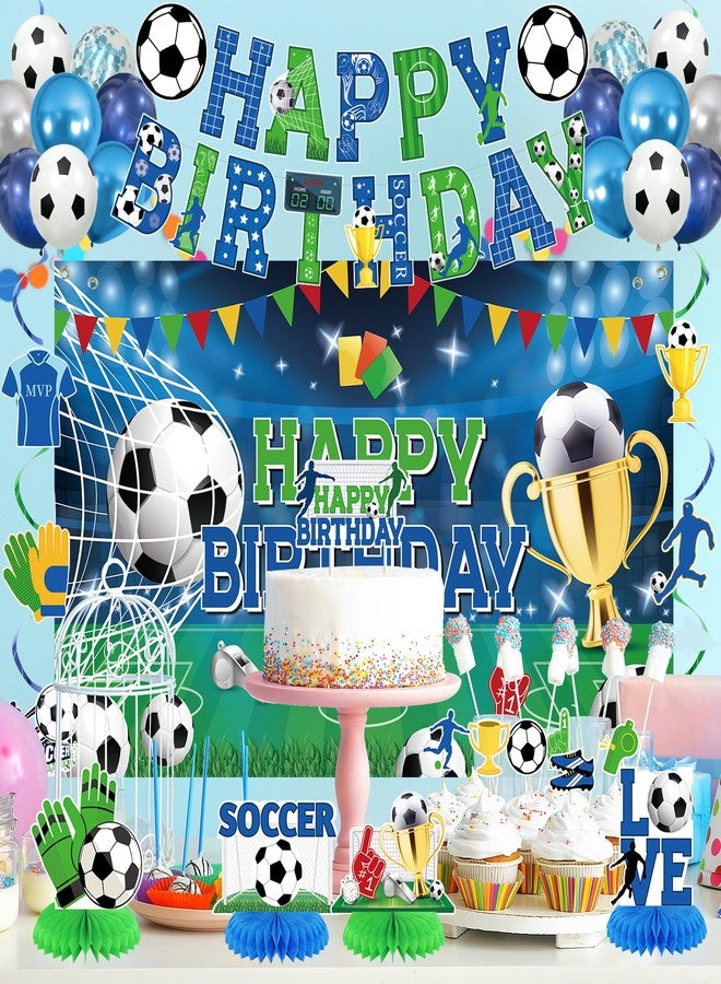 Roetyce Soccer Birthday Banner Decorations - Image 4