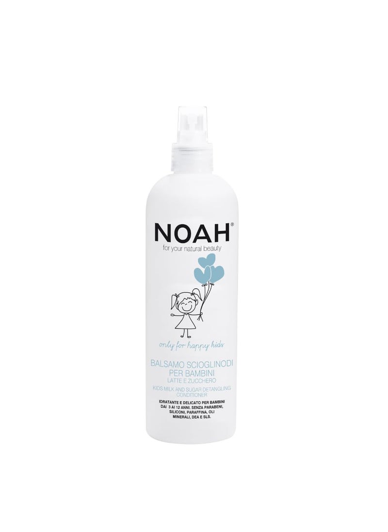 Noah - NOAH Conditioner Detangler for Kids  Milk  Sugar Conditioner with Vitamin E  Vegan Gentle Hair Non Toxic Frizz Free Eco Friendly Conditioner  85 floz - Image 1