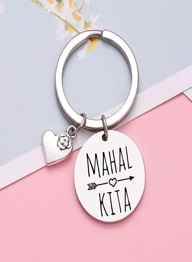 NOTHERS RSZOTW Mahal Kita Keychain - Valentine's Day & Filipino Gift for Husband, Wife, Girlfriend, Boyfriend Filipino Keychain Philippines Gift - Image 3