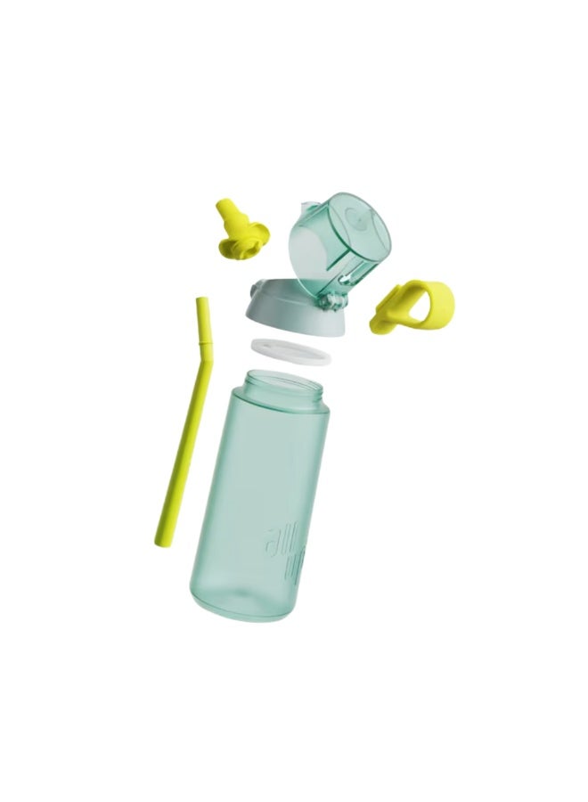 Air Up Click Water Bottle 600ML Air Drinking Water Bottle ,Suitable for Outdoor Sport - Green / Bright Yellow - Image 2