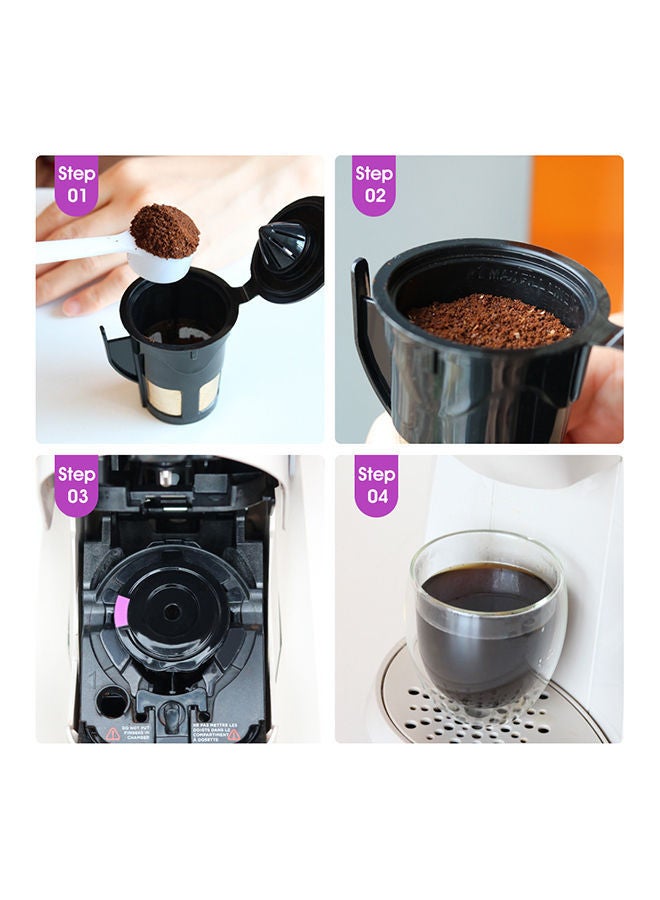 NIBEMINENT Reusable Coffee Capsule Filter Black/Gold 7.50x5.50x7.00centimeter  - Image 4