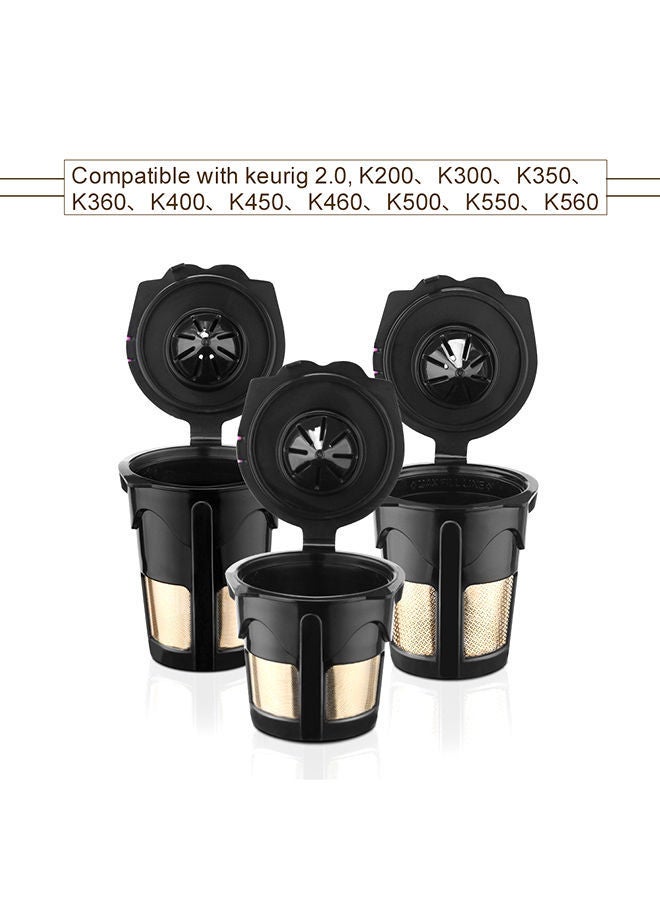 NIBEMINENT Reusable Coffee Capsule Filter Black/Gold 7.50x5.50x7.00centimeter  - Image 5
