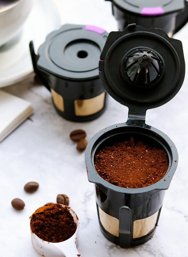 NIBEMINENT Reusable Coffee Capsule Filter Black/Gold 7.50x5.50x7.00centimeter  - Image 3