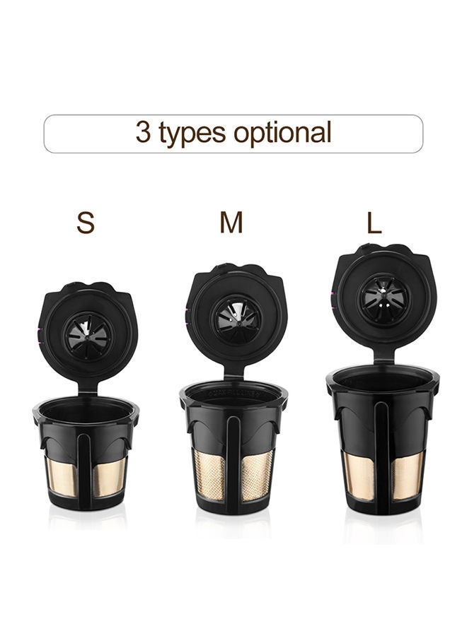 NIBEMINENT Reusable Coffee Capsule Filter Black/Gold 7.50x5.50x7.00centimeter  - Image 2