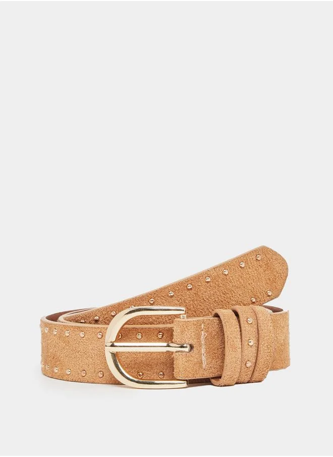 ستايلي Embellished Studs Belt