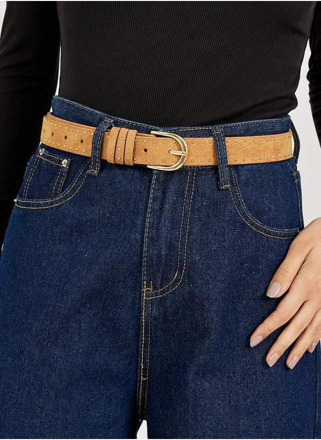 ستايلي Embellished Studs Belt