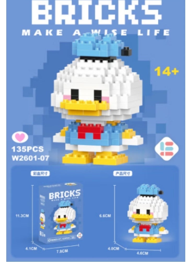 Bricks Micro-particle building blocks, children's toys, puzzles, assembling cartoon series, nano blocks - Image 2