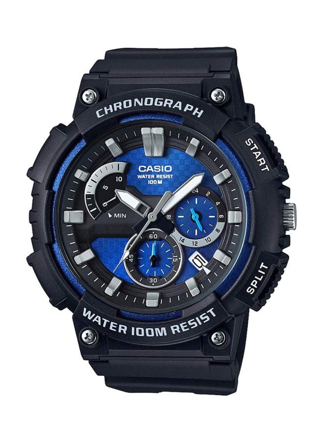 CASIO Men Youth Series Chronograph Watch MCW-200H-2AVDF - 56 mm - Black - Image 1