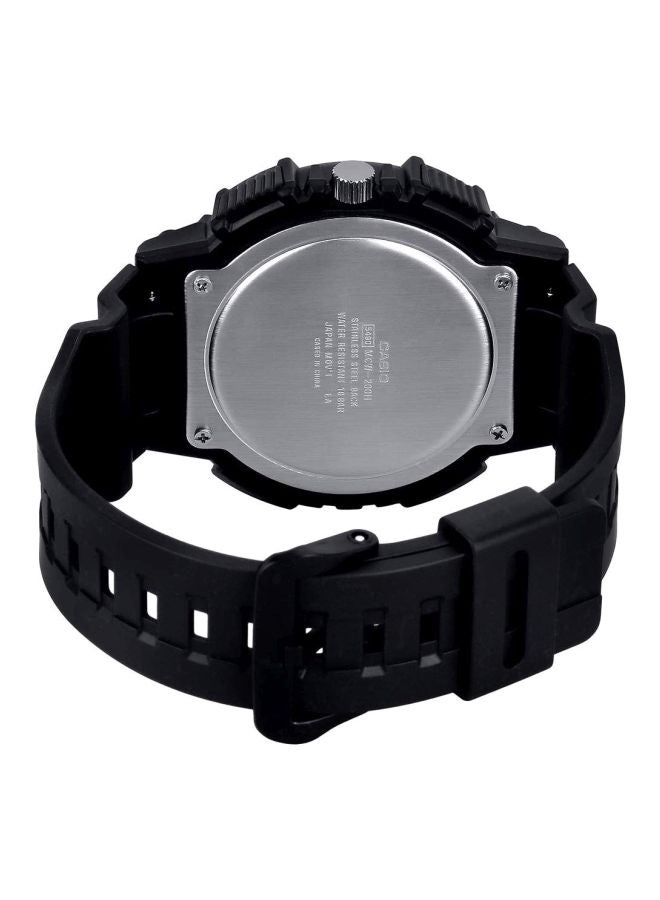CASIO Men Youth Series Chronograph Watch MCW-200H-2AVDF - 56 mm - Black - Image 2