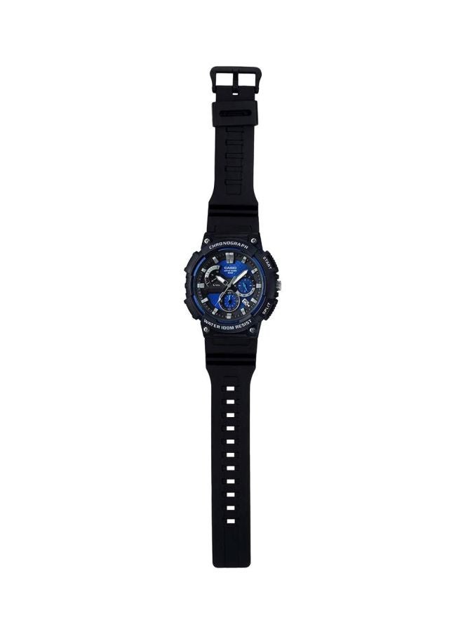 CASIO Men Youth Series Chronograph Watch MCW-200H-2AVDF - 56 mm - Black - Image 4