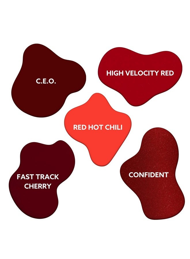 Dazzle Dry Dazzle Dry Mini Flight - Best of Reds - 5 Mini Lacquers - Image 2
