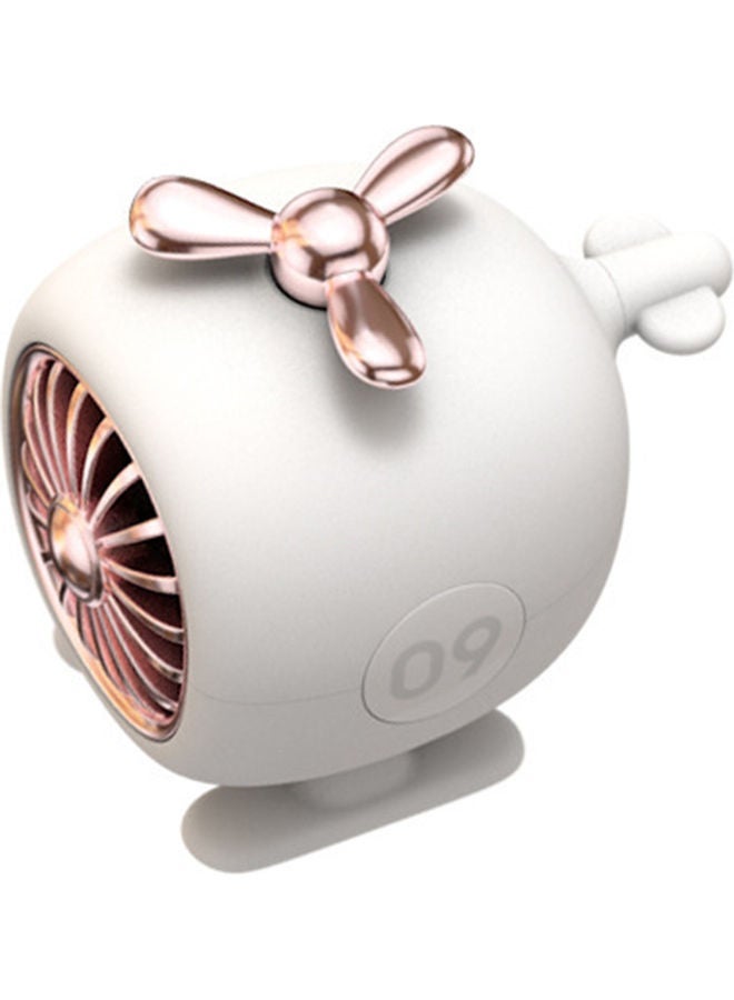 NIBEMINENT Helicopter Shape Wireless Mini Bluetooth Speaker White 