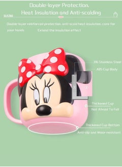 Generic 1pc 3D Cartoon Character Kids Drink Water Cup Stainless Steel 280ml ( Belle )  - Image 5