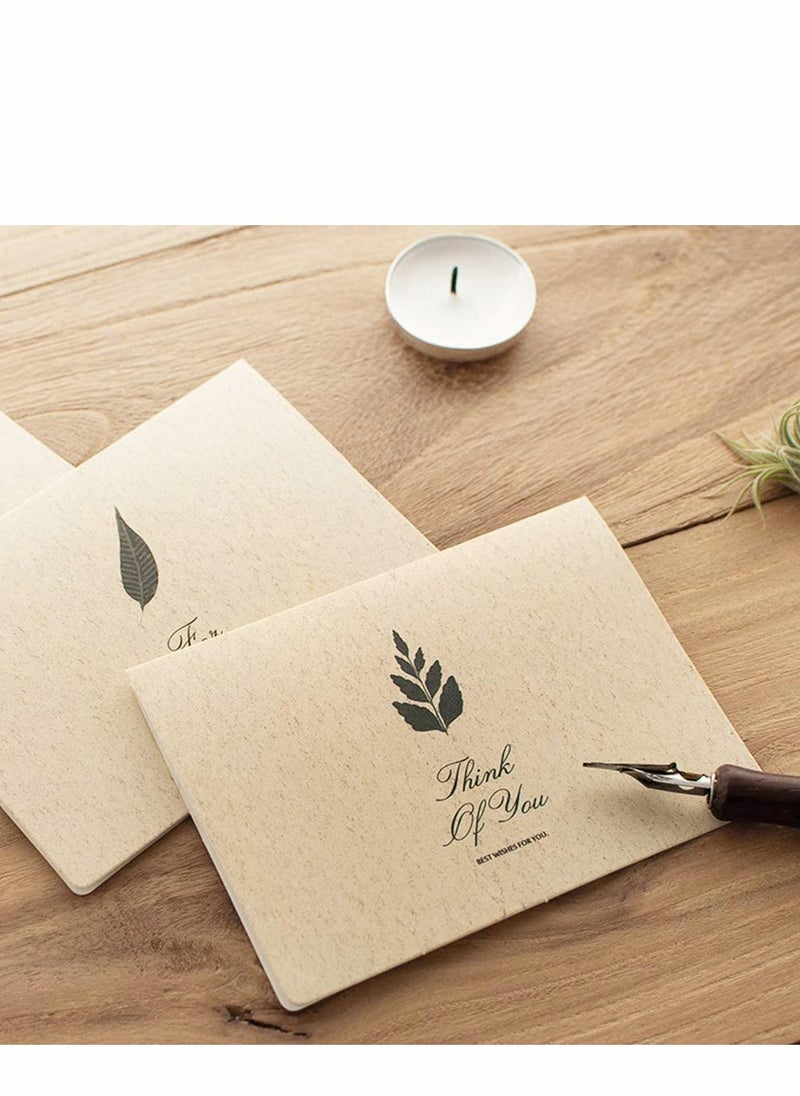 Excefore greeting card, Vintage Envelope Greeting Card, Kraft Paper Cards with Sealing Stickers, DIY Retro Paper, Customized (12PCS)  - Image 3