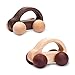let's make Organic Baby Push Car Wooden Toys 2pc Wood Car and Fine Movement Development and Infant Grasping Montessori Toys - Image 2