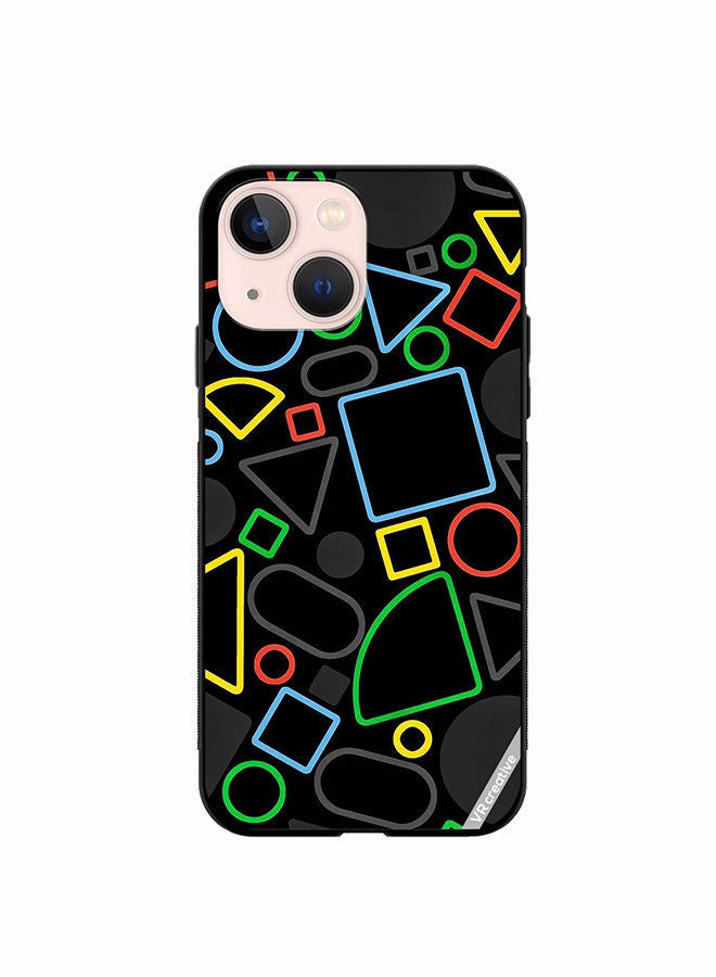 VR CREATIVE Protective Case Cover For Apple iPhone 13 mini Minimal Pattern Design Multicolour - Image 1