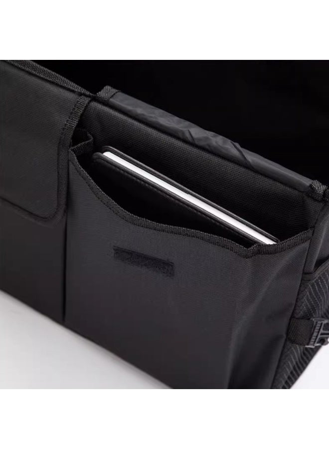 Trunk Organizer Car Basket Storage Tote Organizer  Multi Compartment Foldable Snack Bins for Car SUV Sedan - Image 5