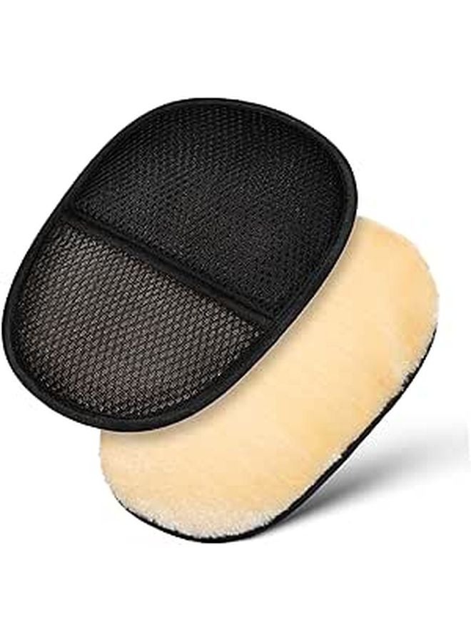 2 Pack Microfiber Car Wash Gloves Mitts for Detailing Dusting and Exterior Cleaning - Image 1