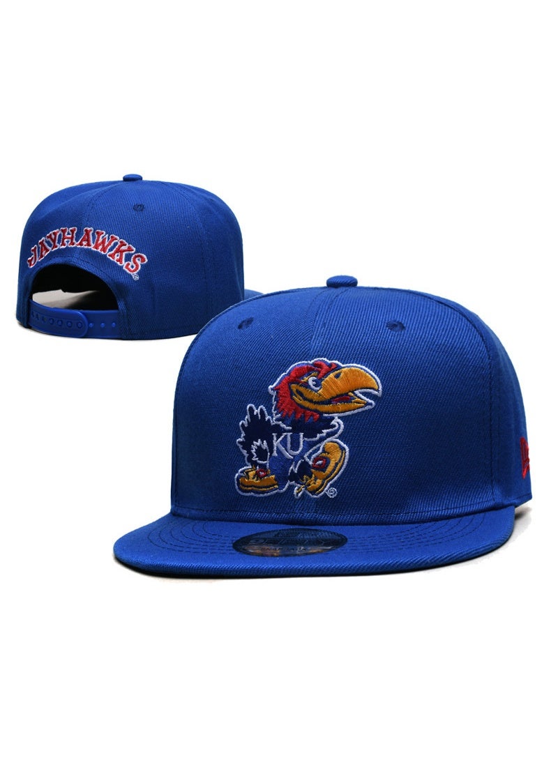 NEW ERA Kansas Jayhawks Blue Snapback Hat