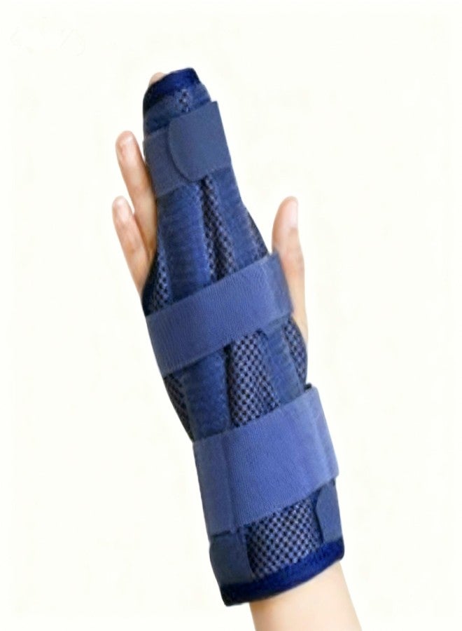 RousuCare Finger Splint Brace with Wrist Support Adjustable Two-Finger Immobilizer for Pinky Middle Ring Finger Metacarpals & Knuckles (Small) - Image 5