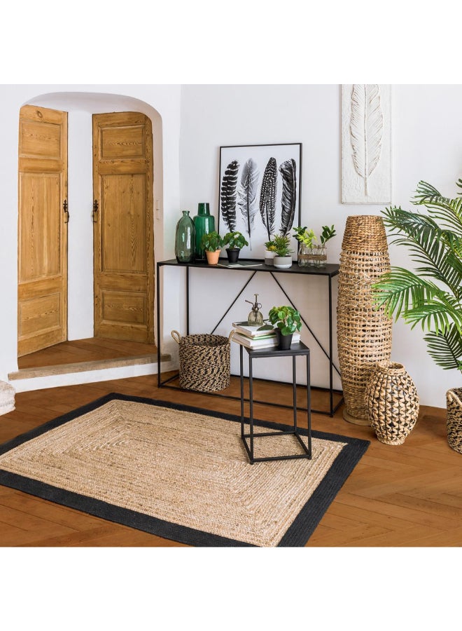 atmosphera 2-Piece Gota Contemporary Design Nesting Coffee Table Set Black 74 x 34 x 34 cm 185058 - Image 5