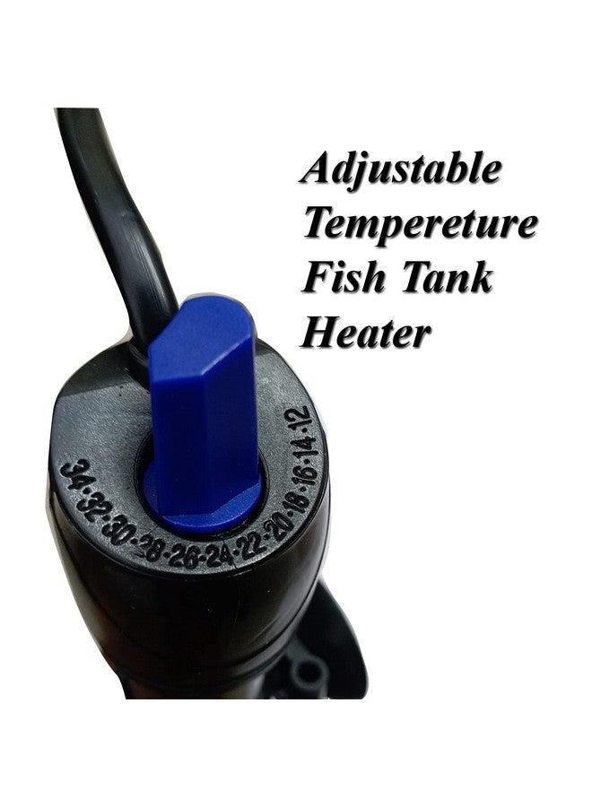 JAINSONS PET PRODUCTS سخان حوض السمك الزجاجي سوبو من جينسونز للمنتجات الحيوانية سخان حوض السمك قابل للغمر بالكامل / درجة حرارة قابلة للتعديل (20°-32°C) سخان حوض السمك 75 واط - Image 5