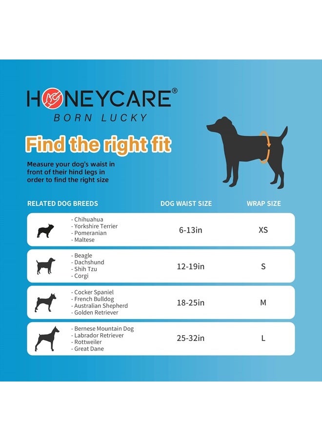 HONEY CARE All-Absorb A26 Male Dog Wrap, 50 Count, Small  - Image 3