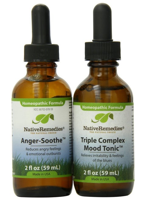 Native Remedies Anger-Soothe and Triple Complex Mood Tonic ComboPack