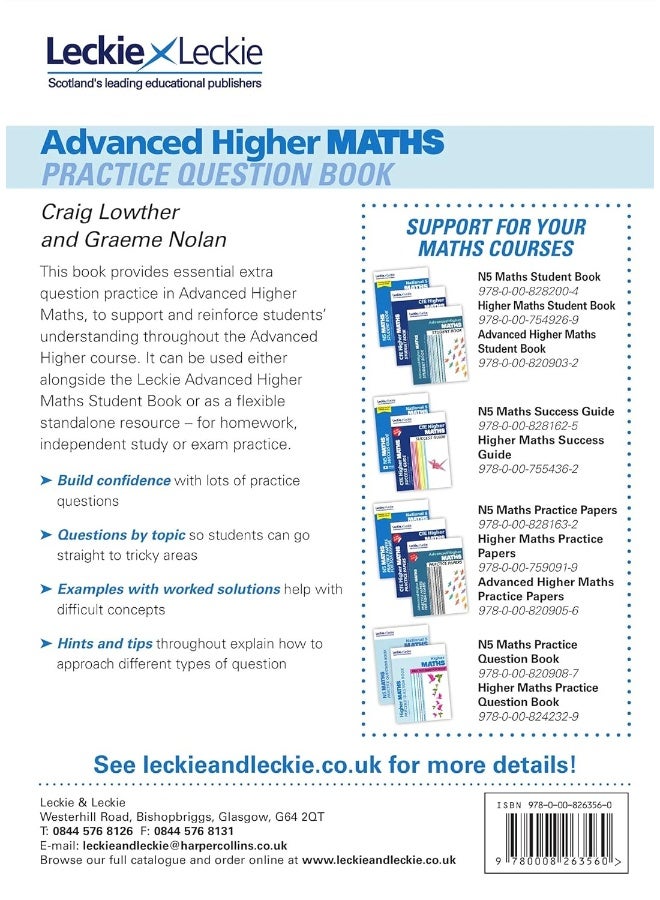 Advanced Higher Maths: Practise and Learn SQA Exam Topics - Image 2