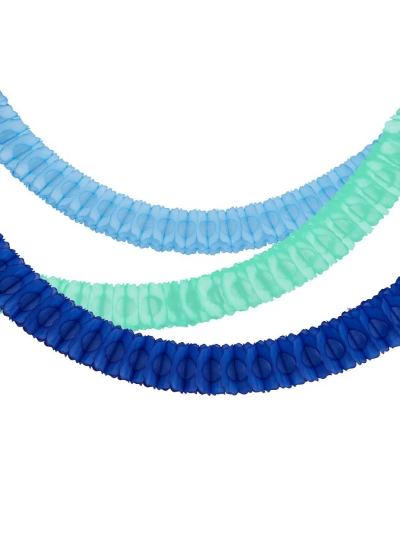 Meri Meri 3  Blue Honeycomb Garlands