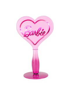 Impressions Vanity Barbie Led Handheld Makeup Mirror With Standing Base, Portable Travel Hand Held Mirror With Heart Shaped Lighting, Adjustable Brightness, Magnetic Ball Stand - pzsku/ZF8471B33A56348A3800AZ/45/_/1730894861/13bd1dfc-b54b-4dc3-b165-27447f518696