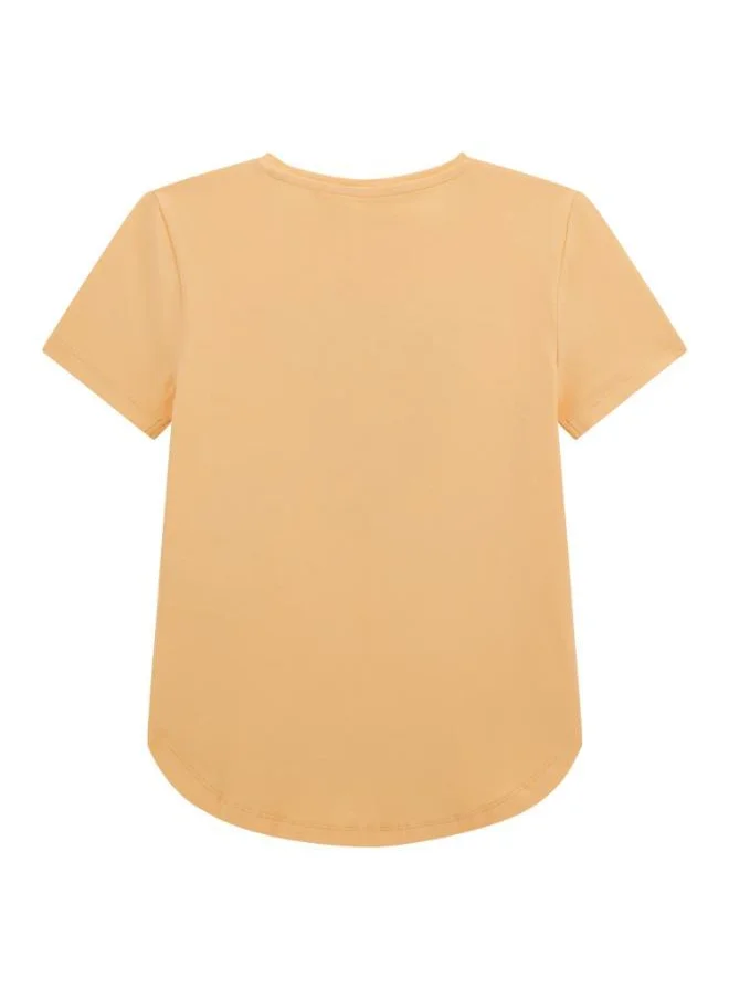 جس Kids Slogan Crew Neck T-Shirt