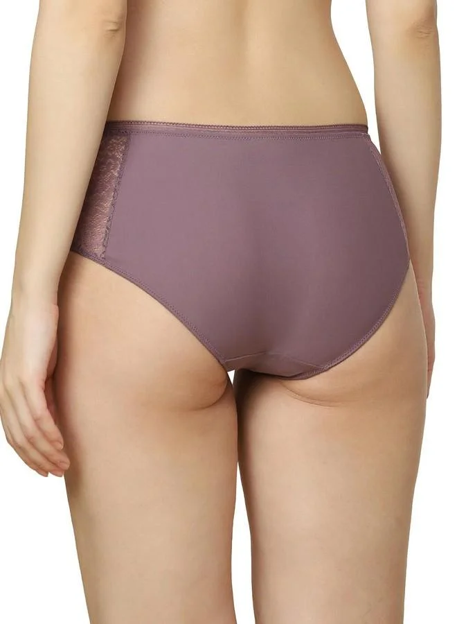ترايامف Triumph Women's Polyamide Classic Solid Hipster Panties (Pack of 1) (756I292 C8_Purple_S)