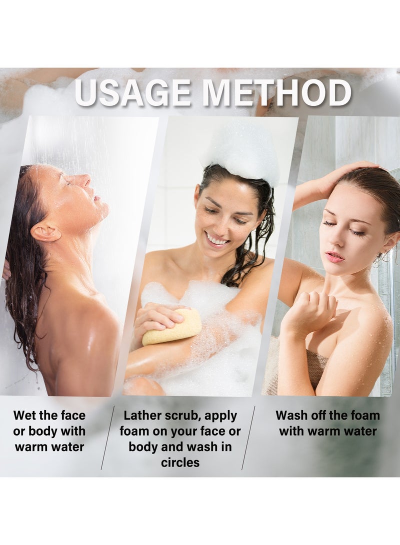 LANEMAY Turmeric Body Scrub – Deep Cleansing Exfoliating Moisturizing Scrub, Infused with Multivitamins for Smooth Skin - Image 4