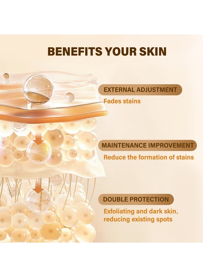 LANEMAY Turmeric Body Scrub – Deep Cleansing Exfoliating Moisturizing Scrub, Infused with Multivitamins for Smooth Skin - Image 5