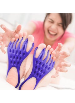 ARNOTEC Toe Spacers - High Elasticity Soft Toe Spacers With Bump Massage Points 1 Pair Toe Separators Toe Straightener Toe Stretcher For Bunions And Restore Toes To Original Shape  - Image 3