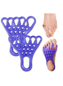ARNOTEC Toe Spacers - High Elasticity Soft Toe Spacers With Bump Massage Points 1 Pair Toe Separators Toe Straightener Toe Stretcher For Bunions And Restore Toes To Original Shape  - Image 2
